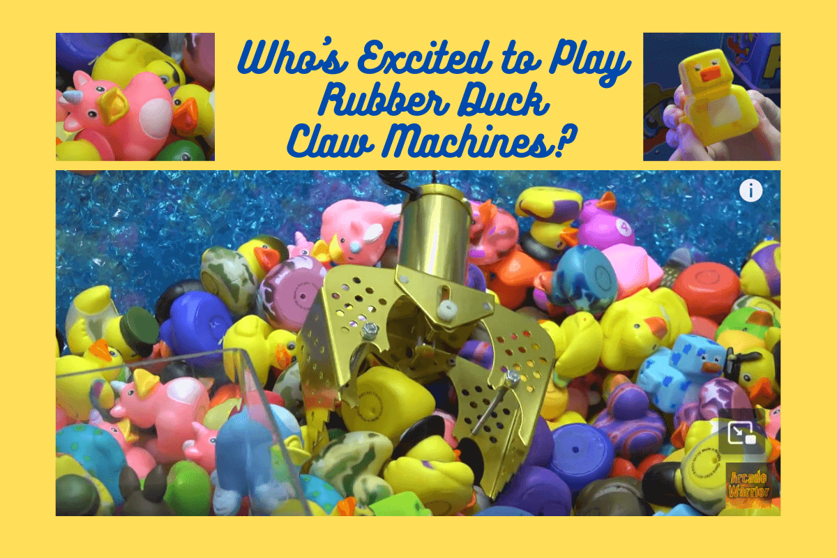 Who's Excited to Play Rubber Duck Claw Machines?